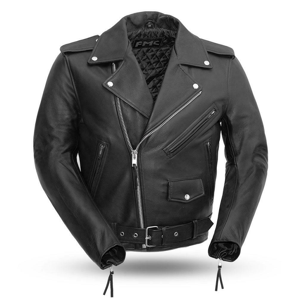 First MFG Superstar Cow Special Leather Motorcycle Jacket