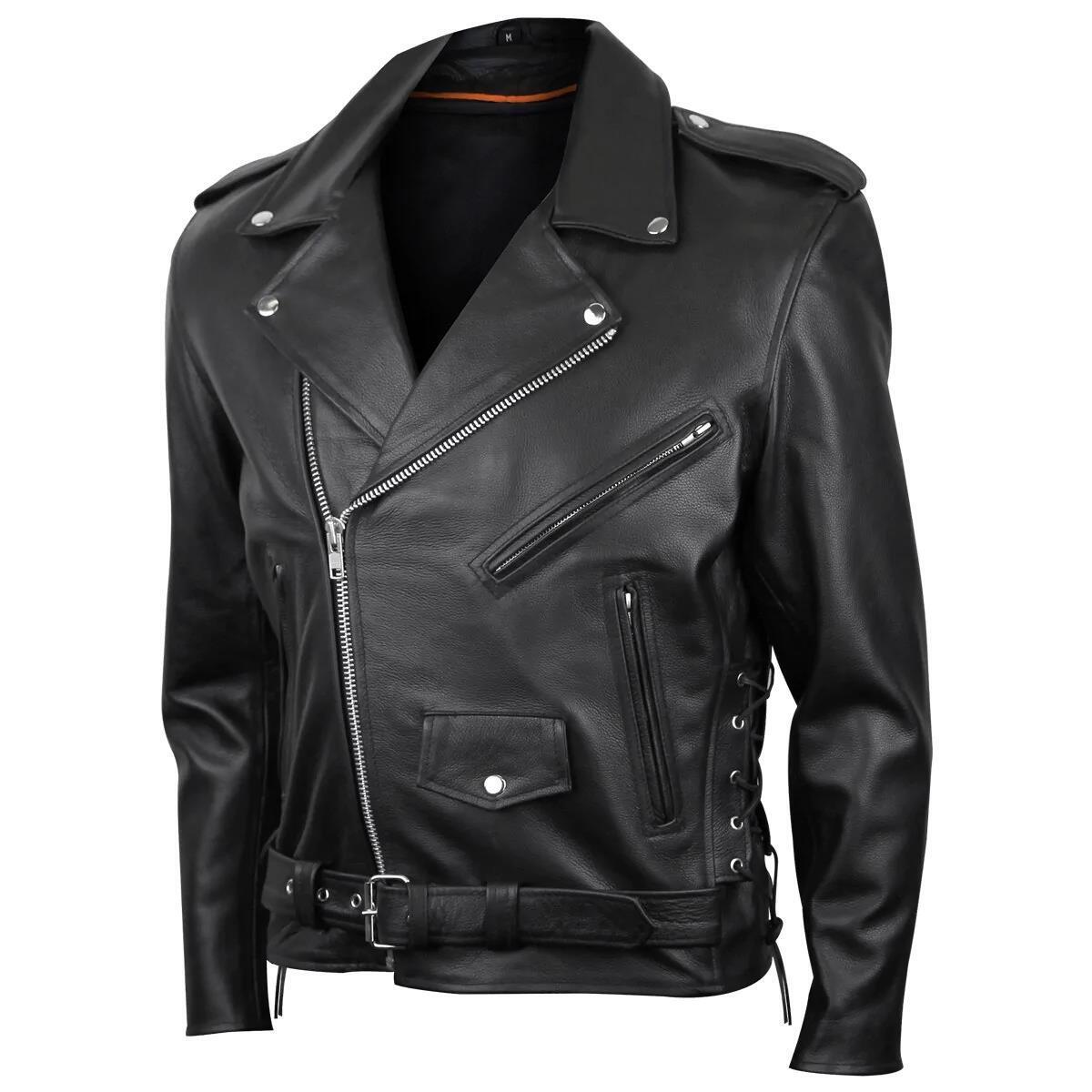 Vance Leather VL515 TG Premium Leather Classic MC Jacket