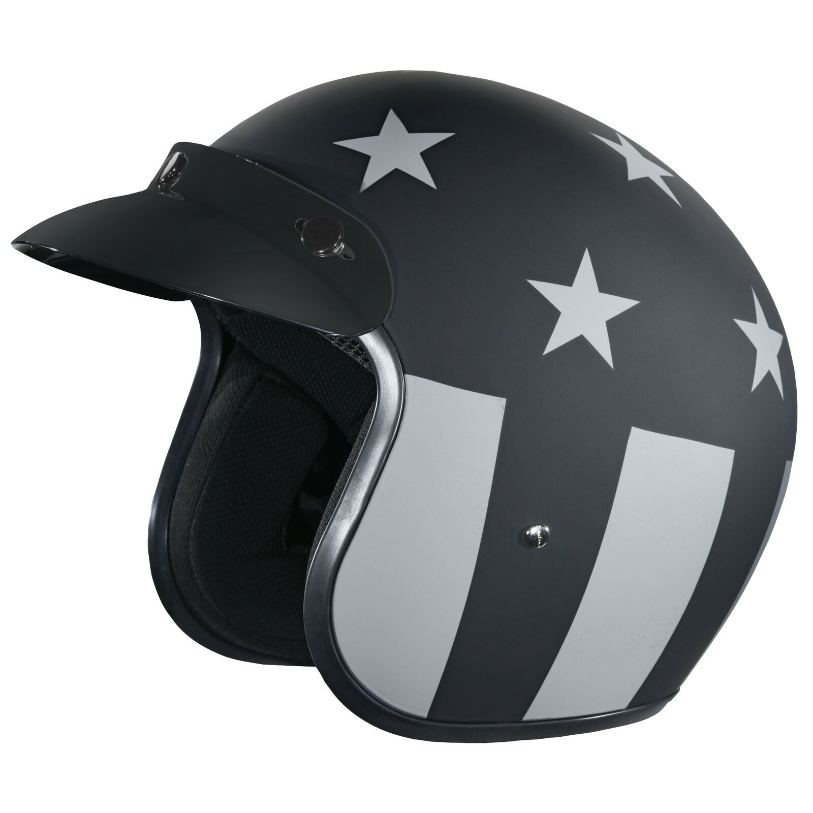 Daytona Helmets DOT Approved Motorcycle Helmet WCAPTAIN AMERICA STEALTH DC6 CAS 324681543763 