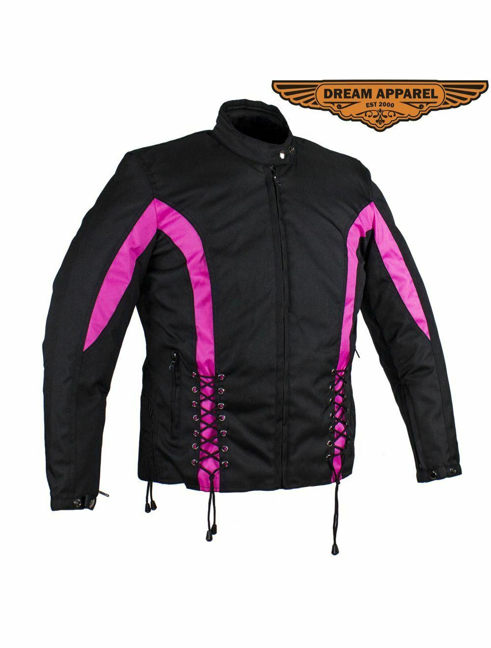 Dream Apparel Mens MJ714-SS Leather Racer Style Jacket