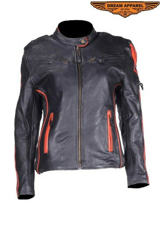 Double Zipper Biker Jacket In Calfskin Leather - Archels